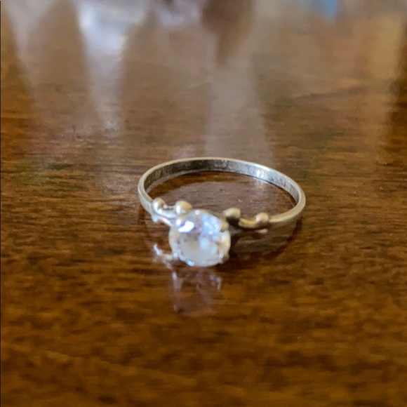 Sterling Silver CZ stone ring